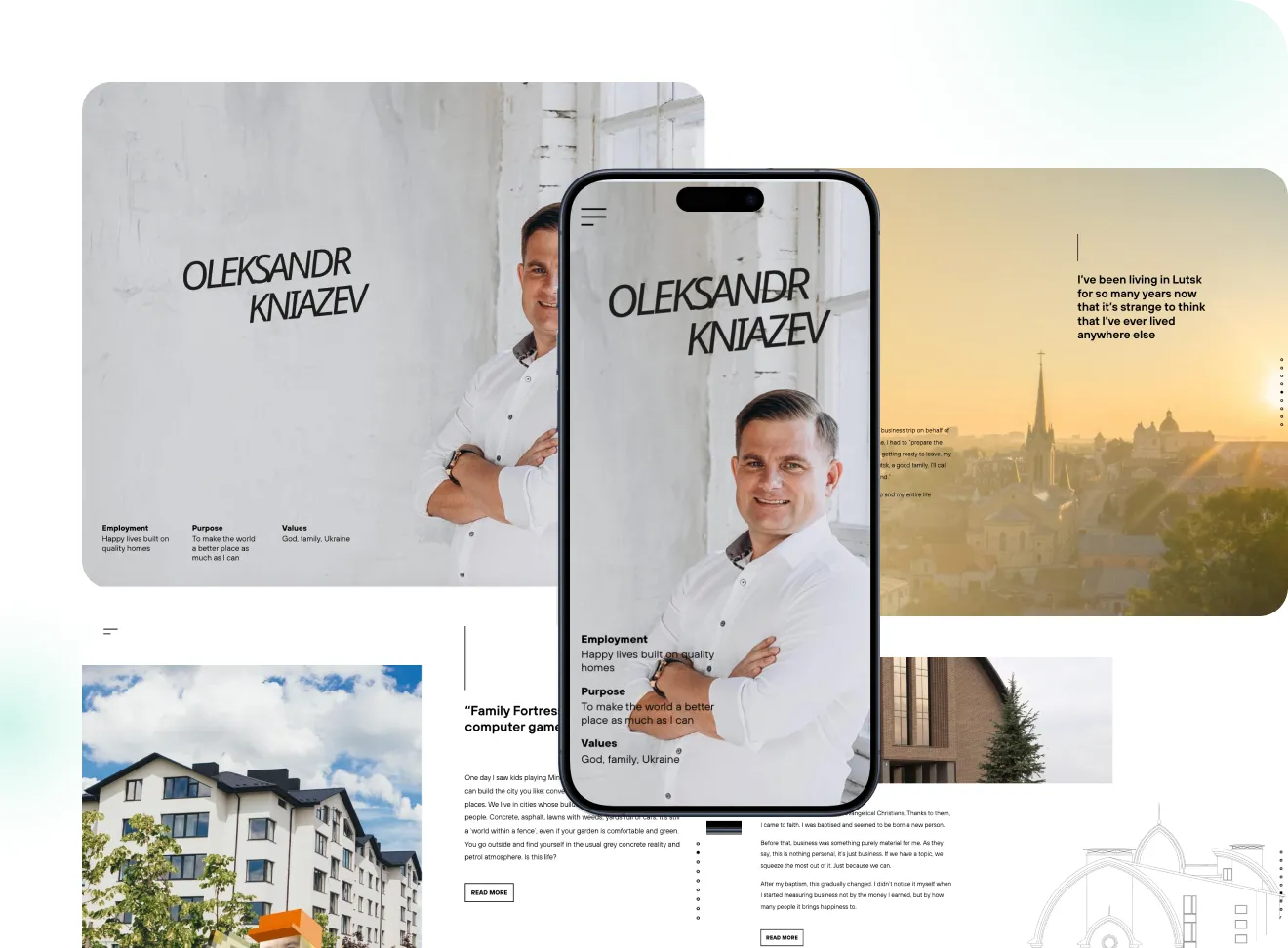 Kniazev website by Artilab