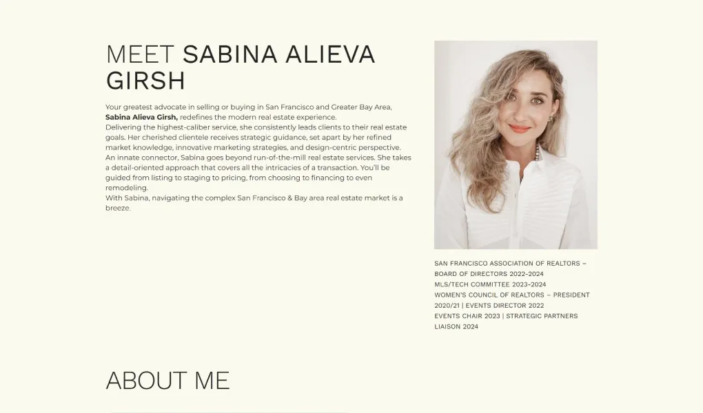 Sabina Home screen 5