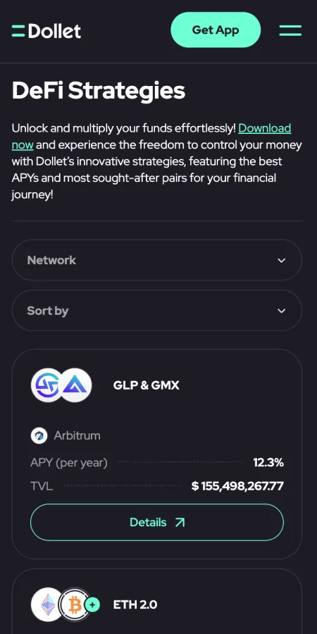 Dollet Wallet screen 6