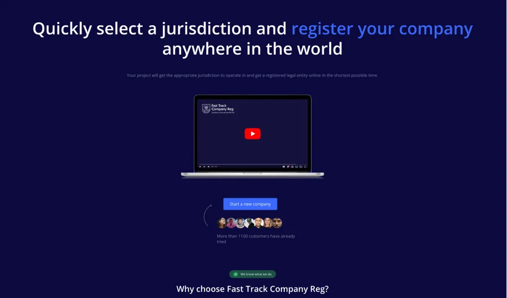 Fintech Harbor Consulting screen 2