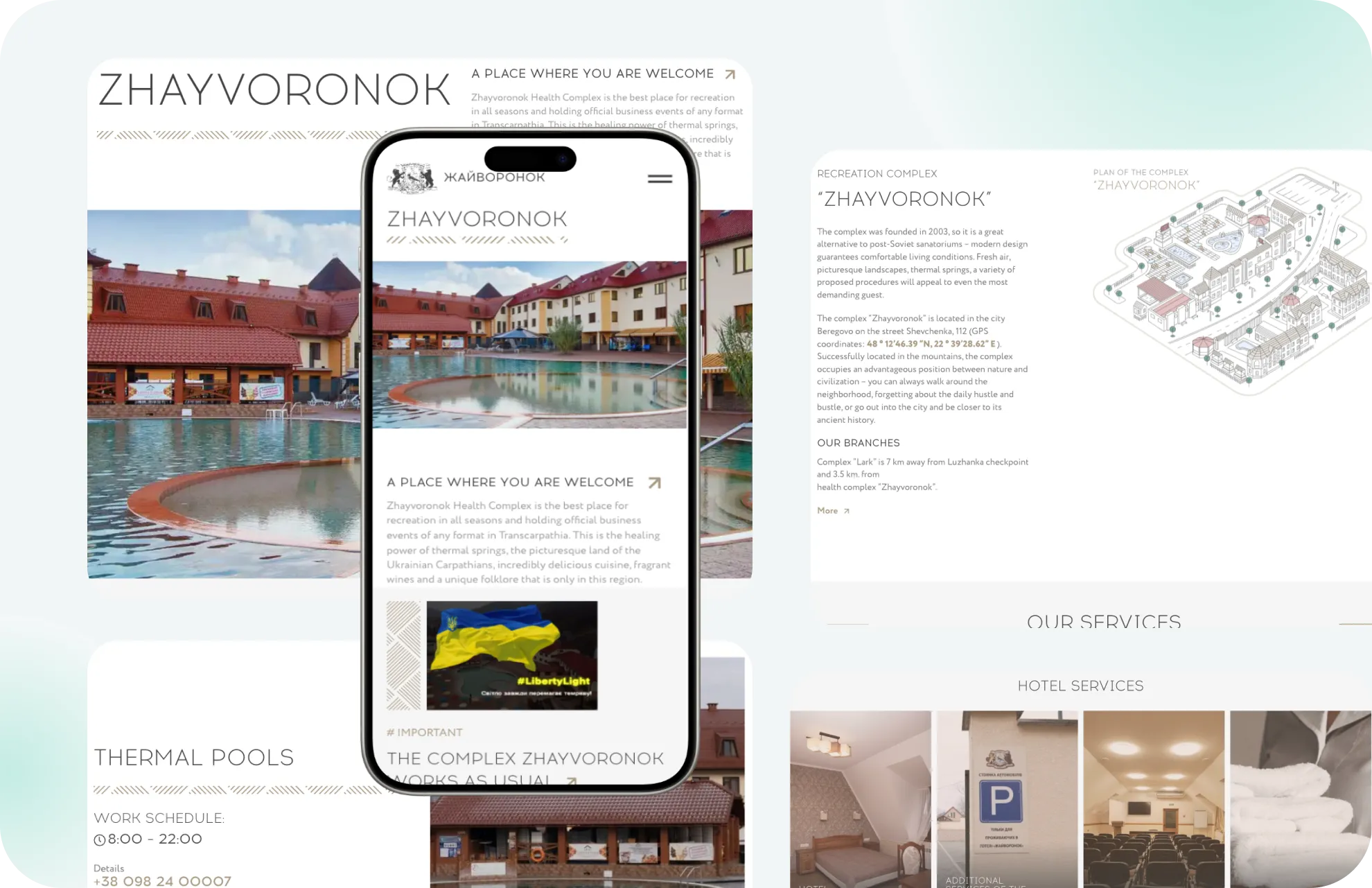 Zhaivoronok website by Artilab